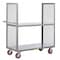 Little Giant 2-Sided Shelf Truck, 3 Lipped Shelves, 30" x 48" Shelf Size, 6" Poly DET3L30486PY - alternate 1